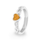 ew-r-353-sswg-orange_- Ashes Ring - Ashes Jewellery