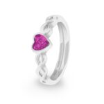 ew-r-353-sswg-pink_- Ashes Ring - Ashes Jewellery