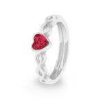 ew-r-353-sswg-red_- Ashes Ring - Ashes Jewellery