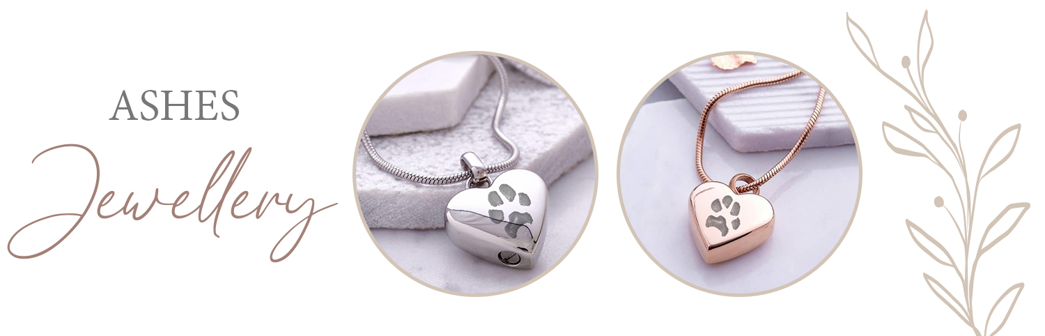 Guide to Pet Loss Memorial Jewellery - Paw Print Jewellery - Inscripture