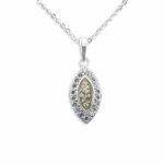 EW-P-107-Transparent_- Marquise Ashes Necklace- Ashes Jewellery