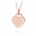 Rose Gold Heart Necklace-01