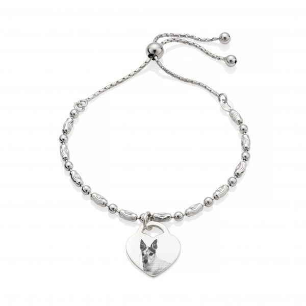 Sterling Silver Oval Mix Photo Bracelet - Photo Jewellery