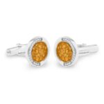 ew-cl-604-sswg-orange_-Ashes Cufflinks-Ashes Jewellery