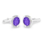 ew-cl-604-sswg-purple_-Ashes Cufflinks-Ashes Jewellery