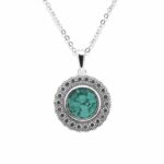 EV-P-102-Aqua_- Ashes Necklace - Ashes Jewellery