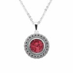 EV-P-102-Red_- Ashes Necklace - Ashes Jewellery