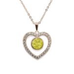 EV-P-103-Yellow_Rose Gold-Ashes Necklace - Ashes Jewellery