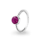 EV-R-308-Violet_Bubble Ashes Ring - Ashes Jewellery