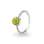 EV-R-308-Yellow_Bubble Ashes Ring - Ashes Jewellery