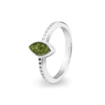 EV-R-311-Green_Deco Ashes Ring - Ashes Jewellery