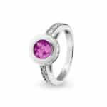 EV-R-312-Pink_Halo Ashes Ring - Ashes Jewellery