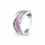 EV-R-317-Pink_Waves Ashes Ring - Ashes Jewellery
