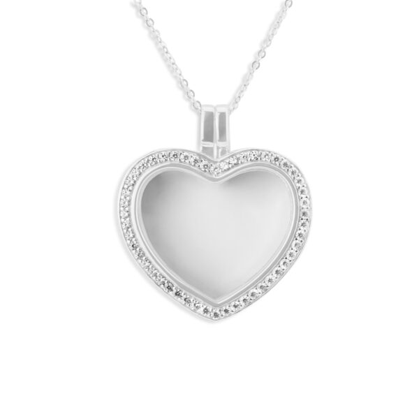 EW-GL-903_-Large Heart Glass Locket Ashes Locket-Ashes Jewellery