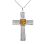 EW-P-110-Orange_- Ashes Pendant - Ashes Jewellery