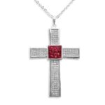 EW-P-110-Red_- Ashes Pendant - Ashes Jewellery