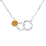 EW-P-116-Orange_-Ashes Necklace-Ashes Jewellery