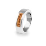 EW-R-314-ORANGE_-Ashes Ring - Ashes Jewellery