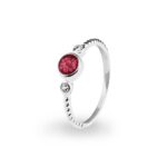 EW-R-325-Red__Ashes Ring - Ashes Jewellery