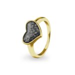 EW-R-327-Black_Gold-Ashes Ring-Ashes Jewellery