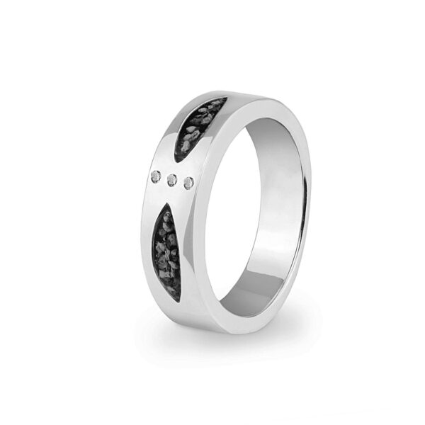 EW-R-335-Black_- Ashes Ring-Ashes Jewellery