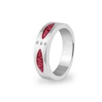 EW-R-335-Red_- Ashes Ring-Ashes Jewellery