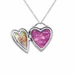 HeartPendant_Bar_Pink- Ashes Locket - Ashes Jewellery