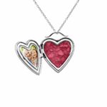 HeartPendant_Bar_Red- Ashes Locket - Ashes Jewellery