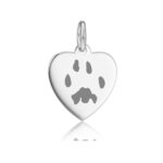 Sterling Silver Heart Charm_72126