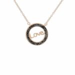 ew-p-122-rg-black_Rose Gold-Ashes Necklace-Ashes Jewellery