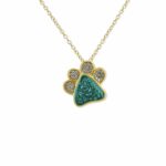 ew-p-133-yg-aqua_Gold -Ashes Necklace - Ashes Jewellery