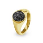 ew-r-339-yg-black_Gold-Ashes Ring-Ashes Jewellery
