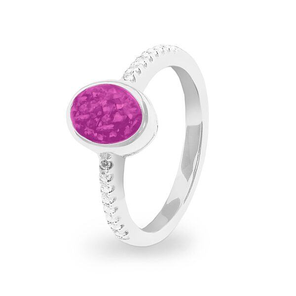 Pink - Guard - Ashes Ring - Ashes Jewellery
