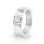 ew-r-354-sswg-white_ - Unisex Strength-Ashes Ring - Ashes Jewellery