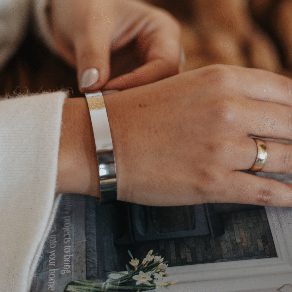Silver Handwriting Bangle - Memorial Jewellery