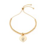 Gold Heart Bracelet_71292 Olivia