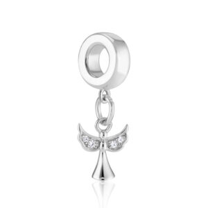 Pandora Compatible Angel Charm - Memorial Jewellery