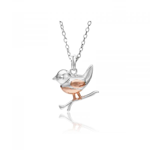 Perched Robin Necklace