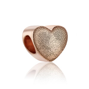 18ct Rose Gold Pandora Fingerprint Charm - Fingerprint Jewellery