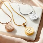 Round Ashes Handwriting Necklace