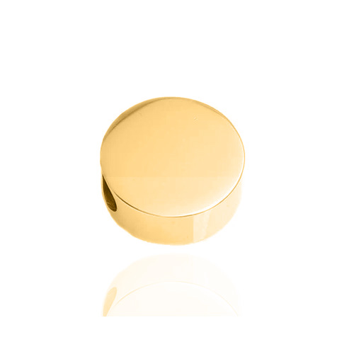 Gold Circle Pandora Handwriting Charm - Handwriting Jewellery - Memorial Jewellery Inscripture