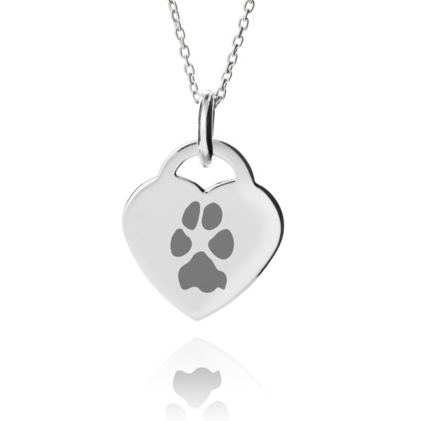 Sterling Silver Heart Necklace_2545361933