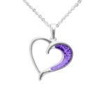 Purple - Embrace Ashes Necklace - Ashes Jewellery - Ashes into Jewellery