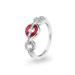 Red - Tranquillity Ashes Ring - Ashes Jewellery