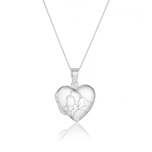 Sterling Silver Illustration Necklace - Memorial Jewellery - Illustration Jewellery - Inscripture