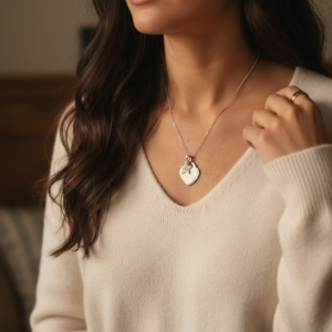 Open Star Illustration Necklace - Photo Necklace