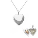 Small Heart Shaped Ashes Locket - Ashes Jewellery