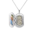 Transparent_- Large Rectangle Ashes Locket - Ashes Jewellery