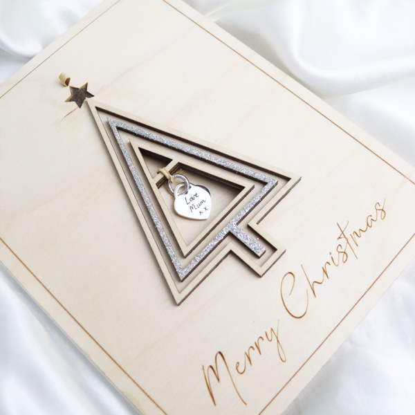 Handwriting Charm Christmas Card - Memorial Gifts