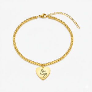 Gold Clasp Handwriting Bracelet - Memorial Jewellery - Handwriting Jewellery - Inscripture
